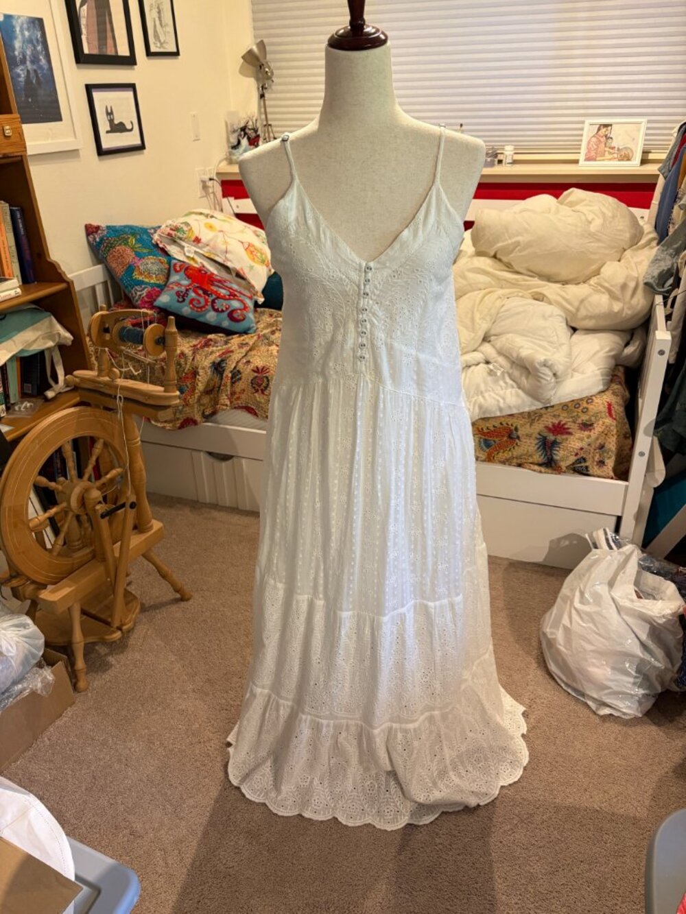 Sundance Eyelet Maxi Dress NWT - Picture 1 of 6